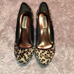 Steve Madden Animal Print Wedges